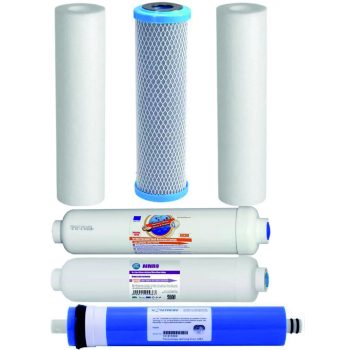   Szűrőbetét szett klasszikus R.O.- berendezések nagy szervizéhez