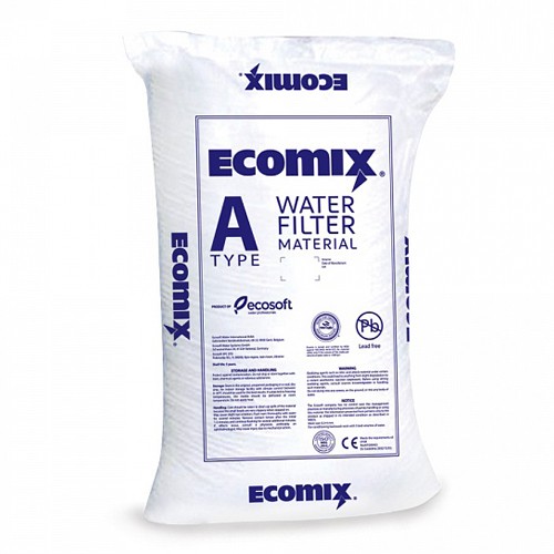 ECOMIX-A Vízlágyító,- Ammónia, -Vas, -Mangánmentesítő Töltet