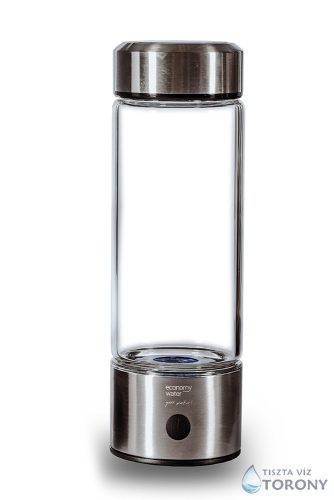 Hordozható hidrogénes víz készítő kulacs, Inox